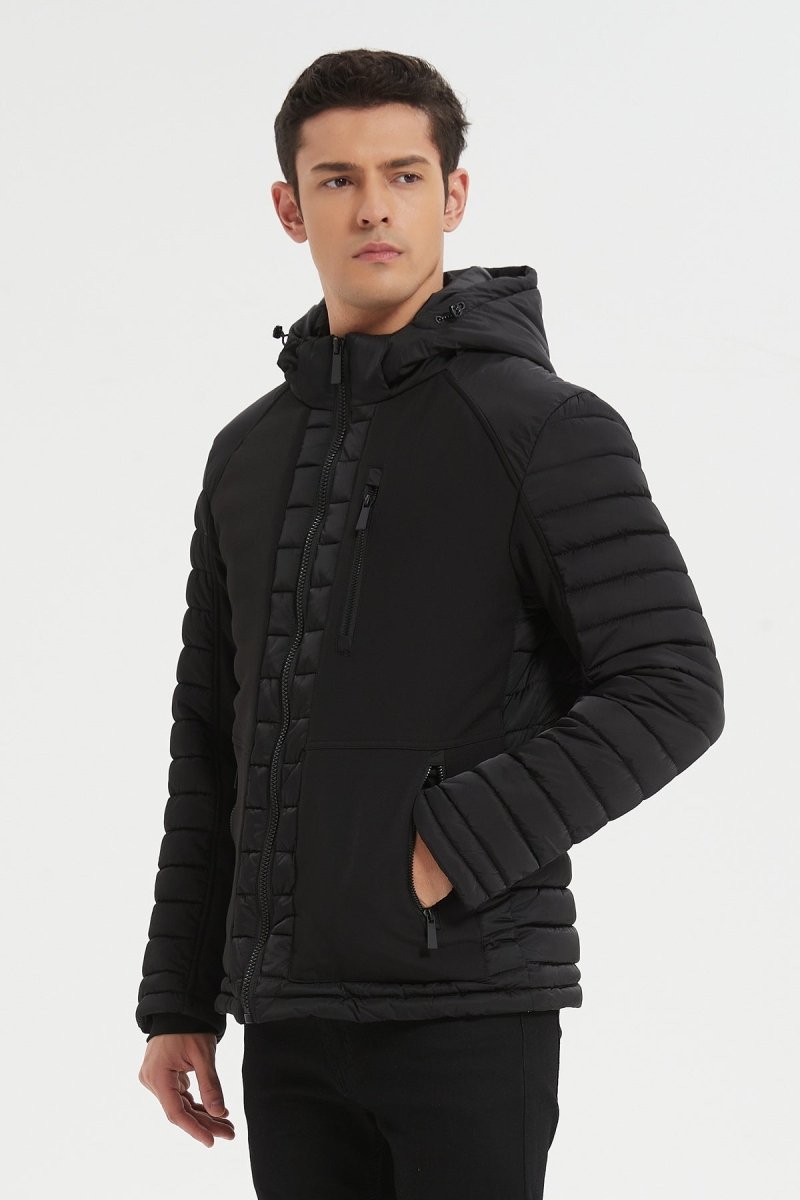 Blouson BCBG MAXAZRIA Cuir/laine Taille XXS - Occasion Excellent état, Style Bi-matière