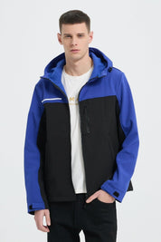 Blouson bicolore à capuche REGIS