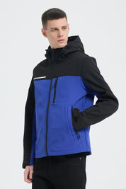 Blouson bicolore à capuche REGIS