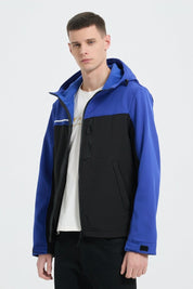 Blouson bicolore à capuche REGIS