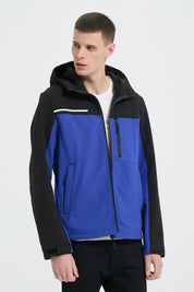 Blouson bicolore à capuche REGIS