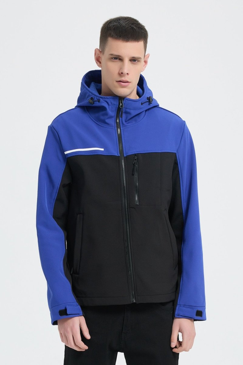 Blouson bicolore à capuche REGIS