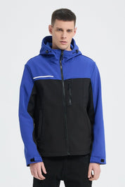 Blouson bicolore à capuche REGIS