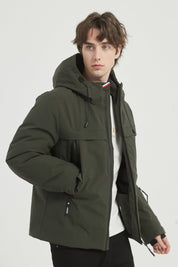 Blouson Hiver Homme Matelassée à Capuche FABIEN