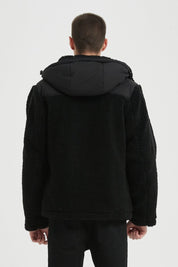 Blouson Homme à Capuche avec Empiècements Contrastés GRÉGOIRE