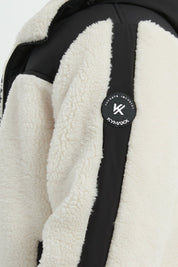 Blouson Homme à Capuche en Sherpa avec Empiècements Contrastés GRÉGOIRE