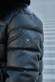 Blouson Homme Effet Cuir Matelassé XAVIER