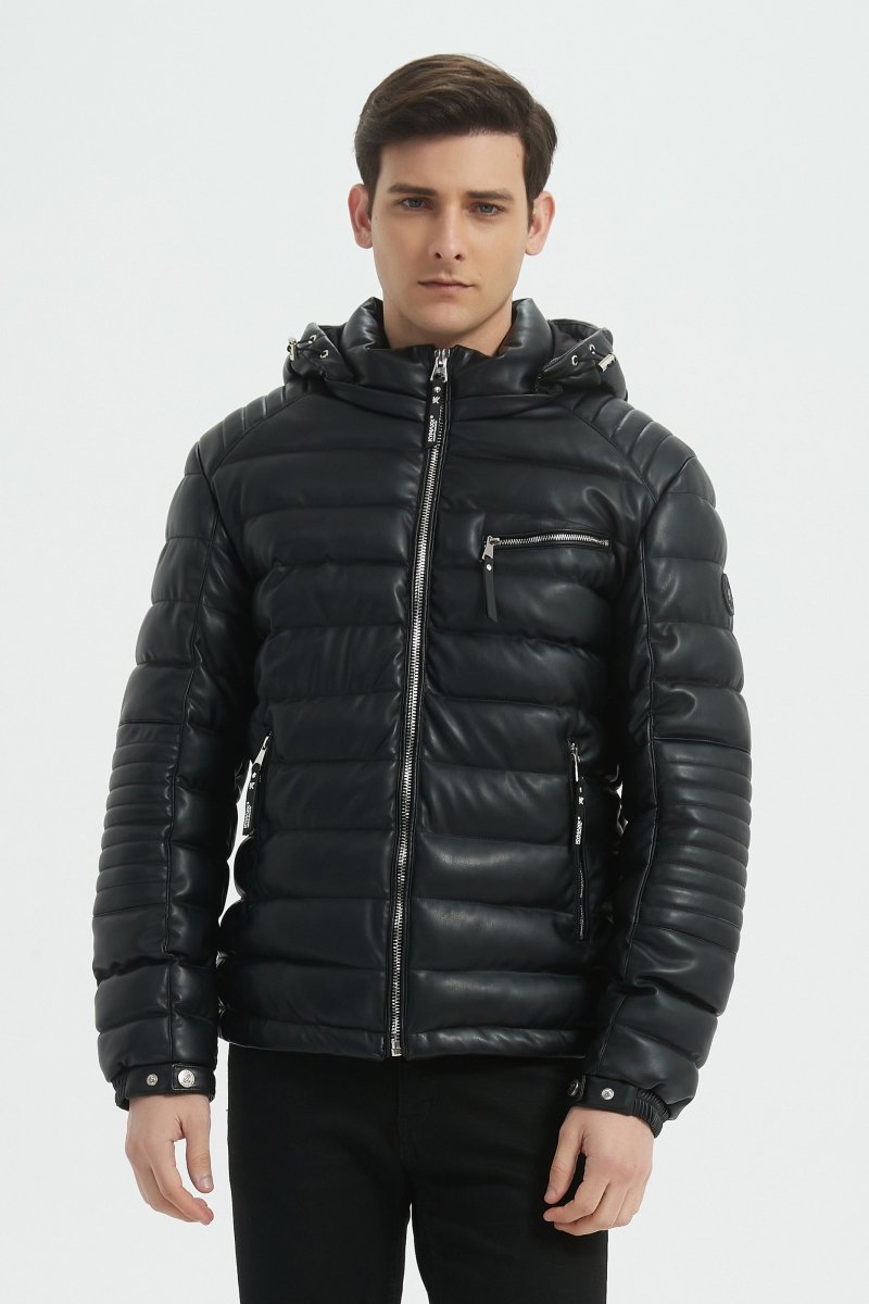 Blouson Matelassé Homme Similicuir – Look Urbain ARMAND