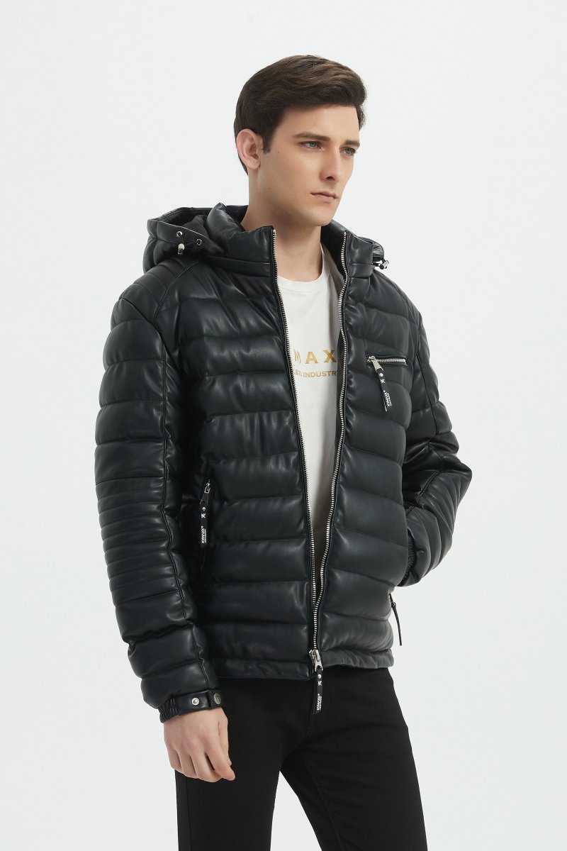 Blouson Matelassé Homme Similicuir – Look Urbain ARMAND