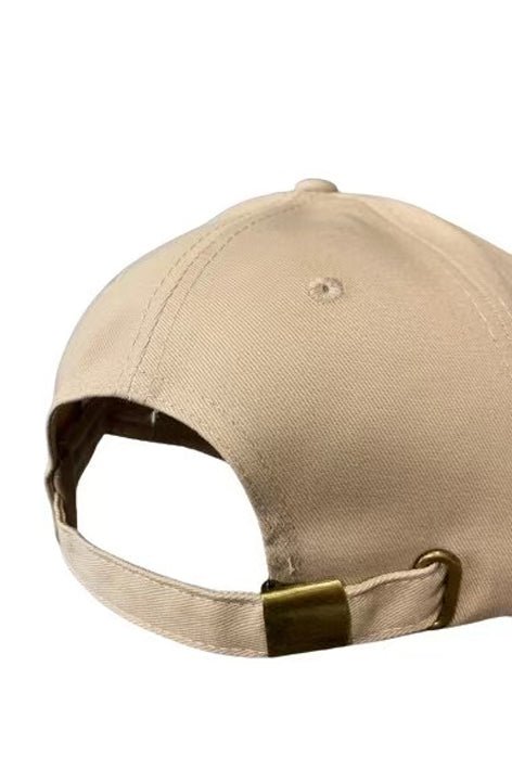 Casquette beige unisexe