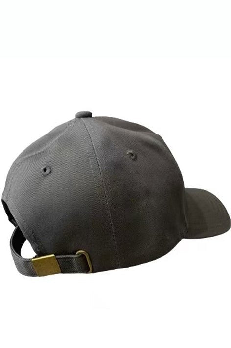 Casquette grise unisexe