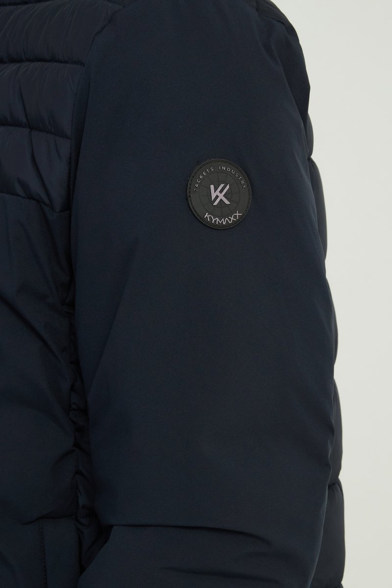 Doudoune bleu à capuche SYLVAIN