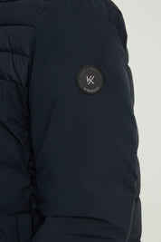 Doudoune bleu à capuche SYLVAIN