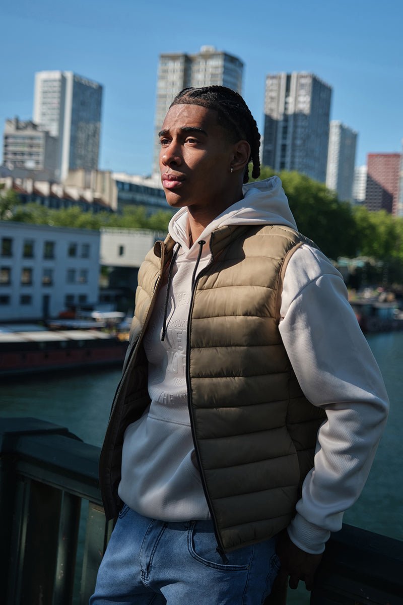 Doudoune gilet beige KAYSER