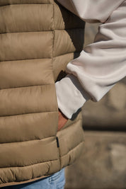 Doudoune gilet beige KAYSER