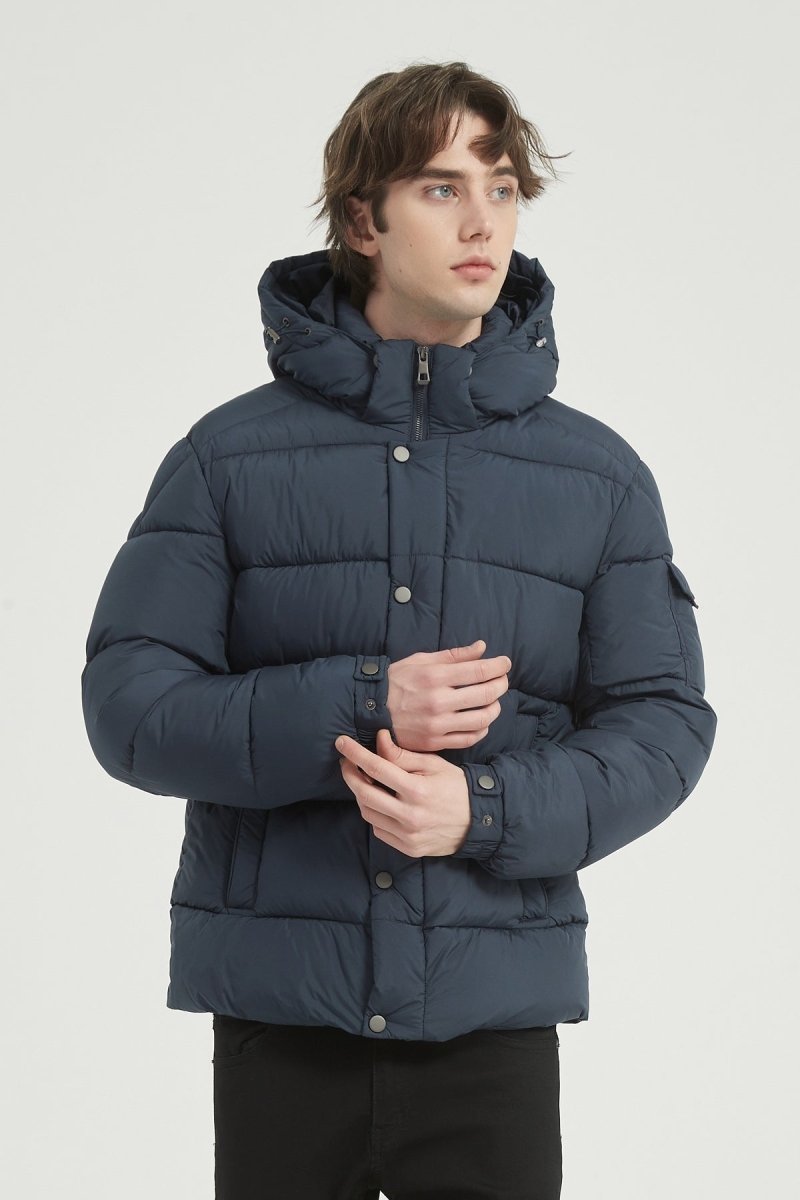 Doudoune Homme à Capuche et Poche Épaule GAUTIER