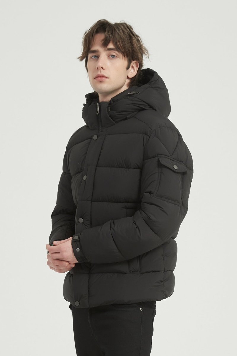 Doudoune Homme à Capuche et Poche Épaule GAUTIER