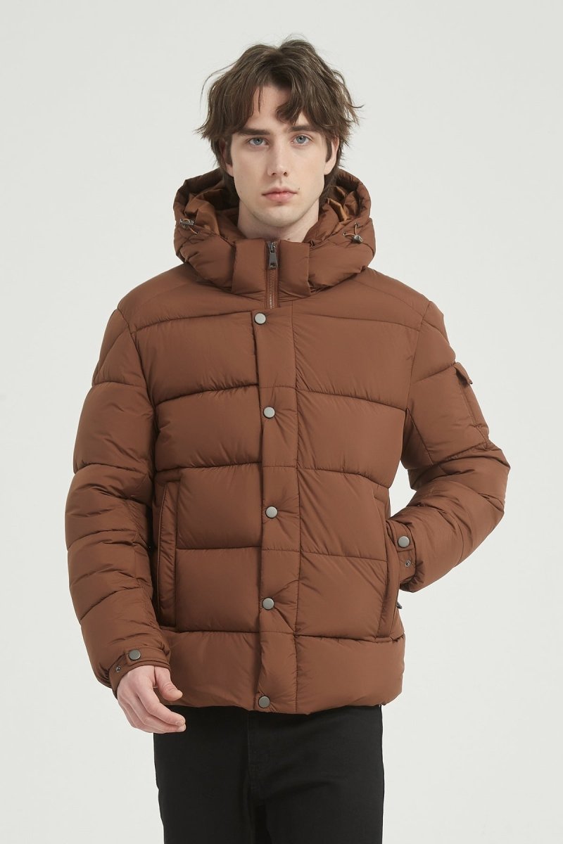 Doudoune Homme à Capuche et Poche Épaule GAUTIER