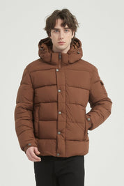 Doudoune Homme à Capuche et Poche Épaule GAUTIER