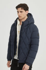 Doudoune Homme à Capuche Matelassée ETHAN