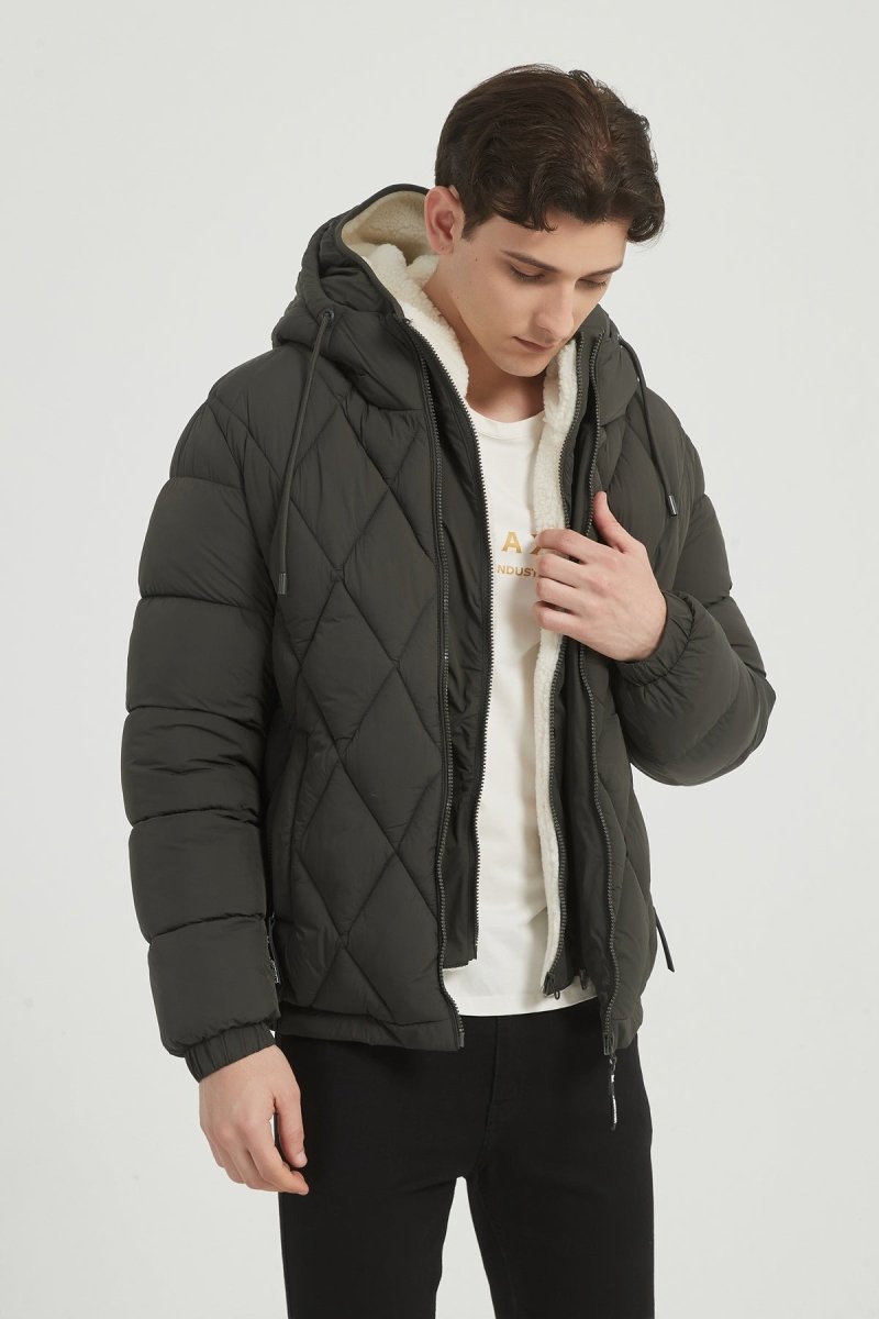 Doudoune Homme à Capuche Matelassée ETHAN