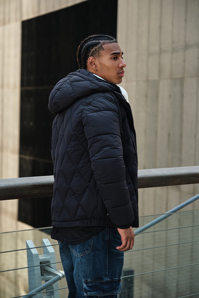 Doudoune Homme à Capuche Matelassée ETHAN