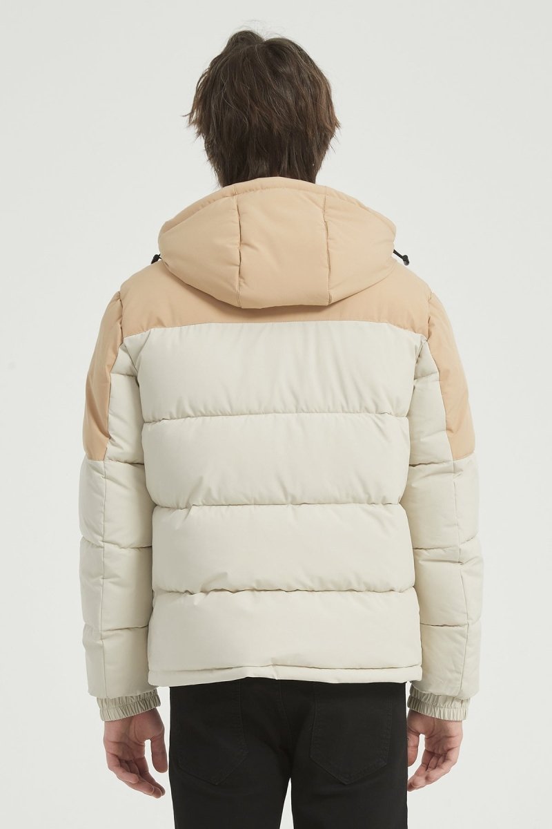 Doudoune Homme Bicolore à Capuche CLAUDE