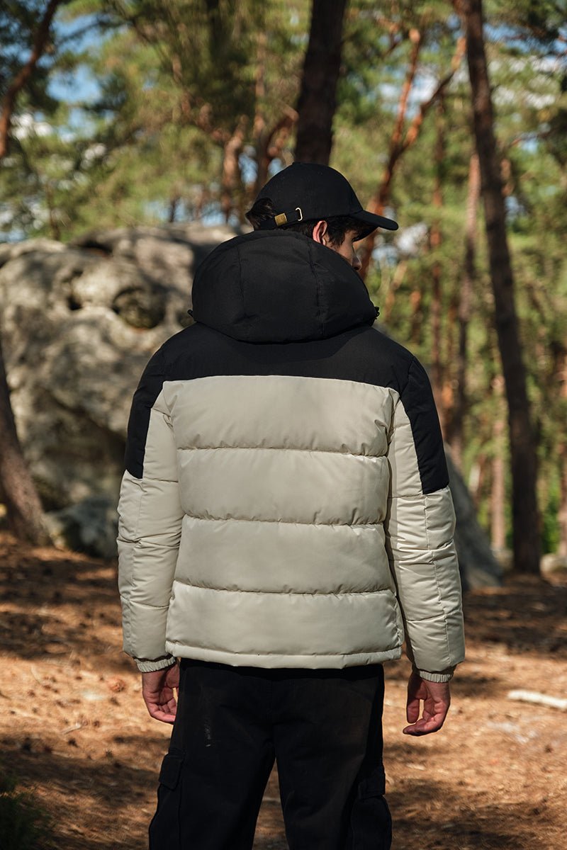 Doudoune Homme Bicolore à Capuche CLAUDE