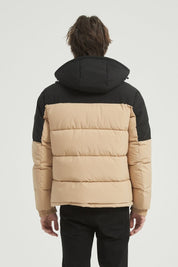 Doudoune Homme Bicolore à Capuche CLAUDE