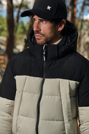 Doudoune Homme Bicolore à Capuche CLAUDE