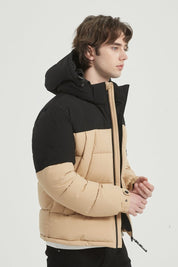 Doudoune Homme Bicolore à Capuche CLAUDE