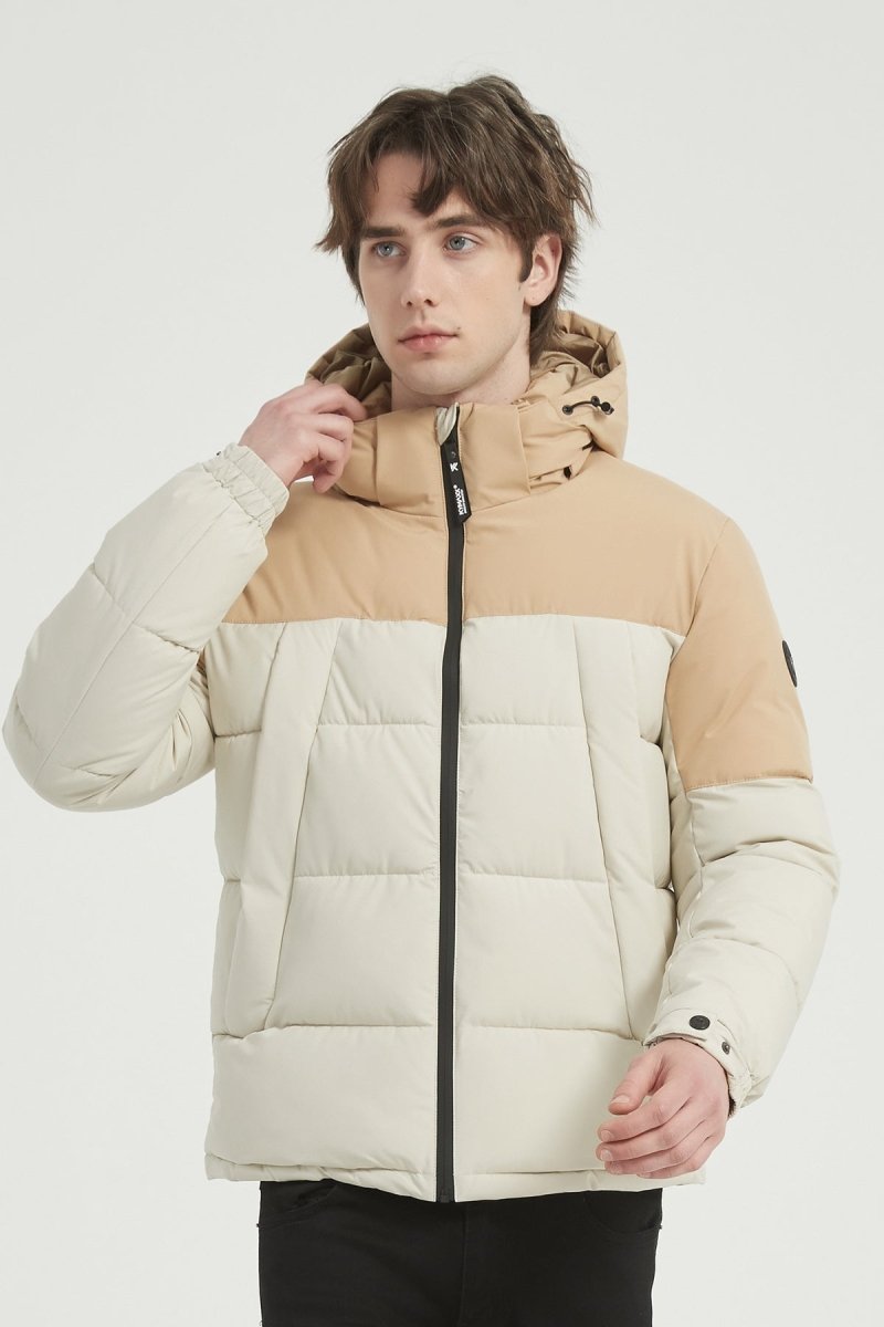 Doudoune Homme Bicolore à Capuche CLAUDE