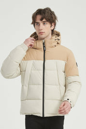 Doudoune Homme Bicolore à Capuche CLAUDE