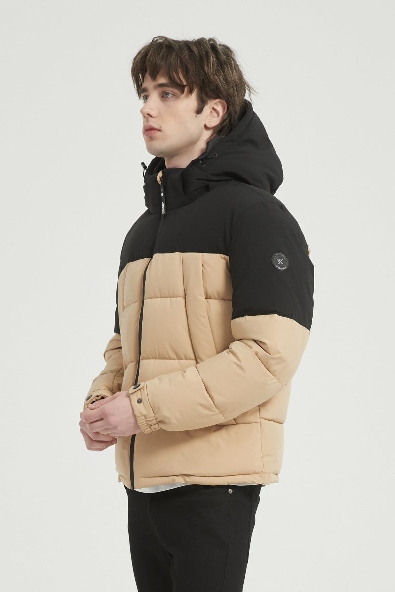 Doudoune Homme Bicolore à Capuche CLAUDE