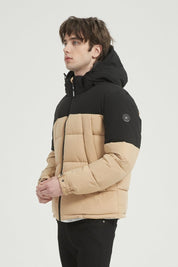 Doudoune Homme Bicolore à Capuche CLAUDE