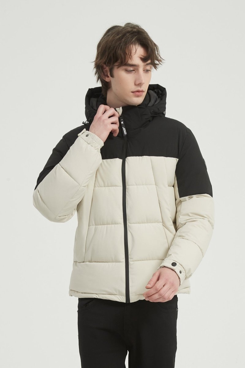Doudoune Homme Bicolore à Capuche CLAUDE