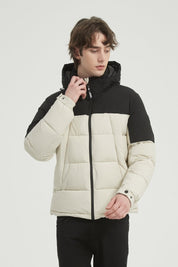 Doudoune Homme Bicolore à Capuche CLAUDE