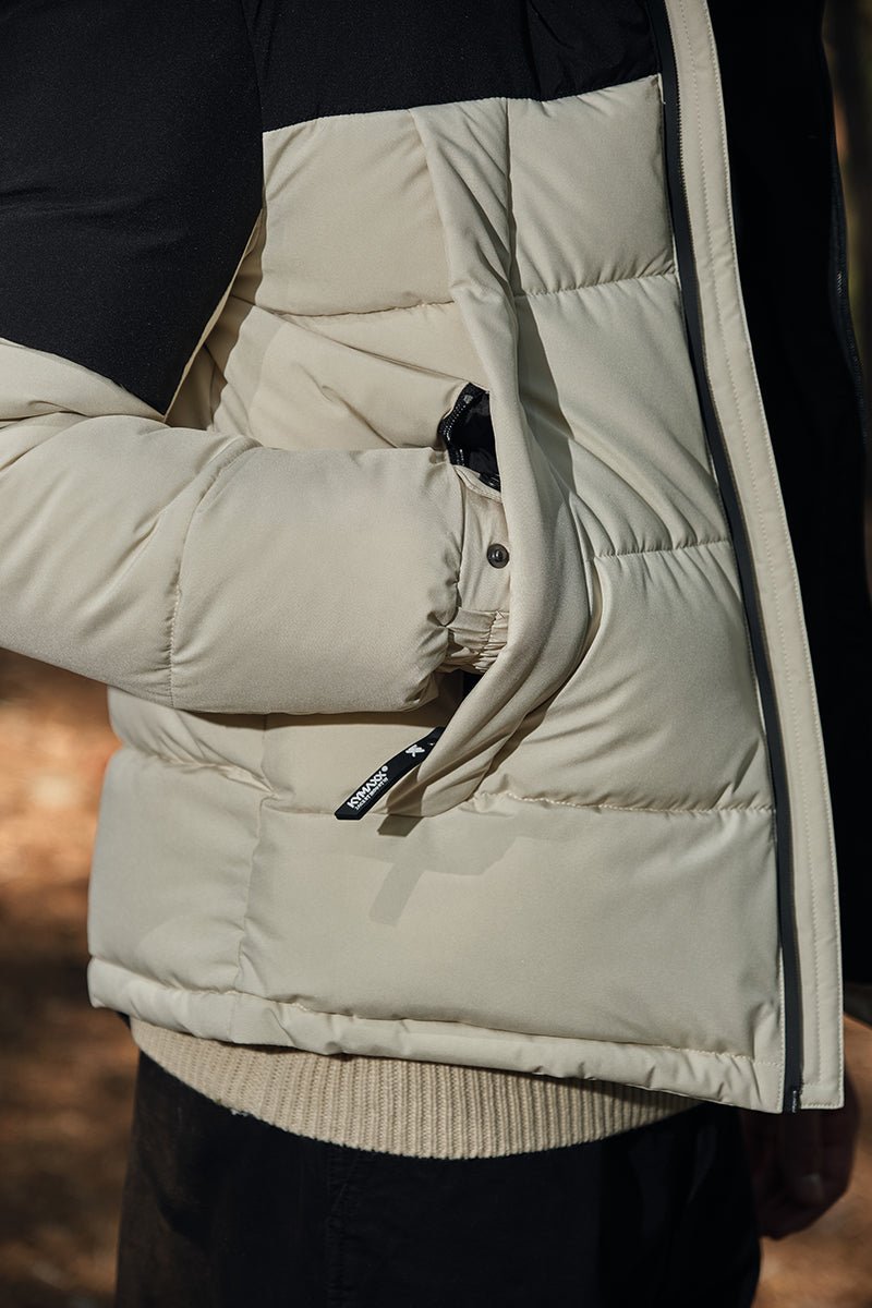 Doudoune Homme Bicolore à Capuche CLAUDE