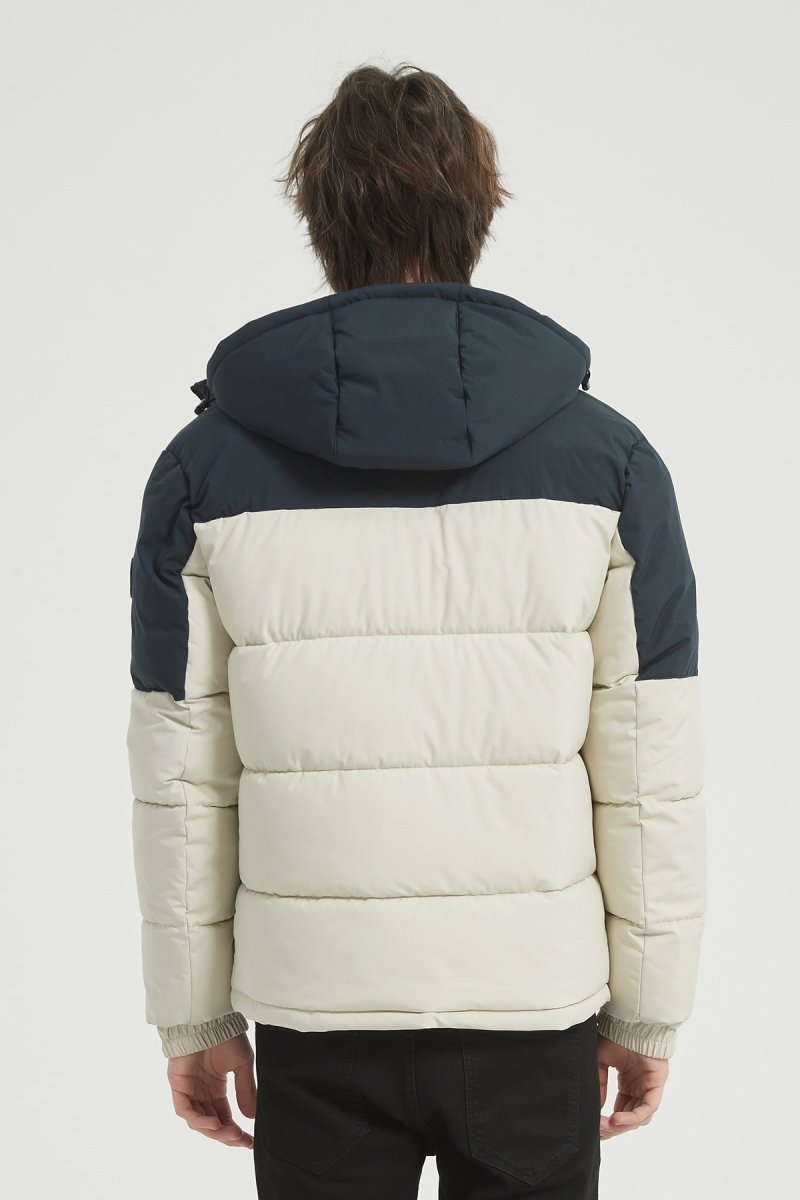 Doudoune Homme Bicolore à Capuche CLAUDE