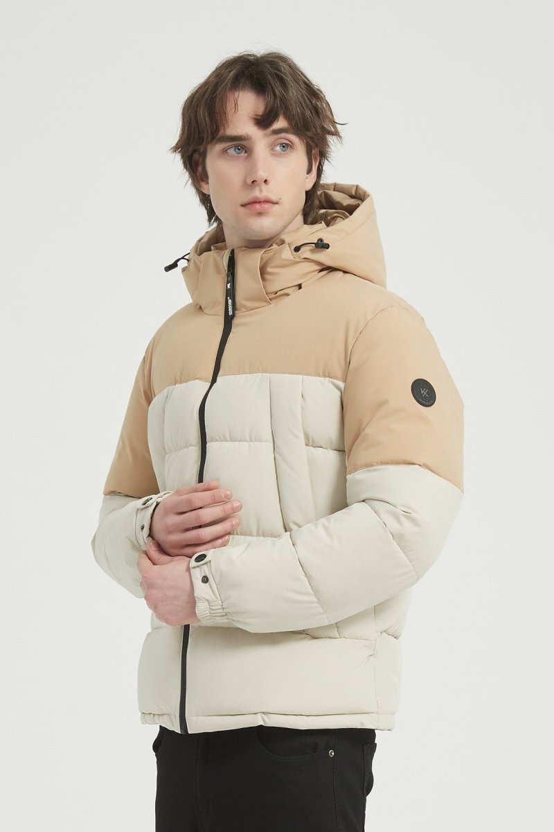 Doudoune Homme Bicolore à Capuche CLAUDE