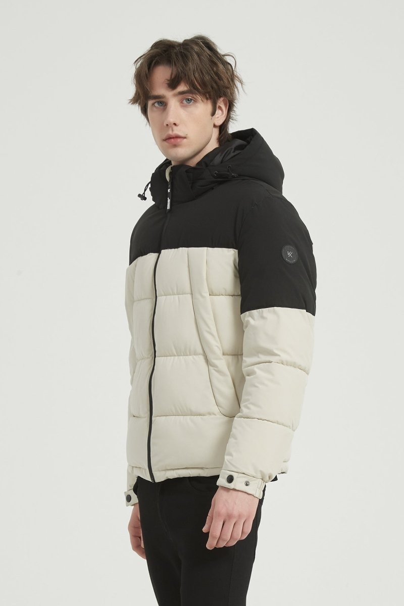 Doudoune Homme Bicolore à Capuche CLAUDE
