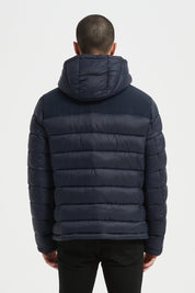 Doudoune Homme Bimatière avec Capuche – BLEU FONCE – BRUNO