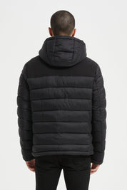 Doudoune Homme Bimatière avec Capuche – NOIR – BRUNO