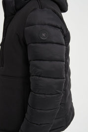 Doudoune Homme Bimatière avec Capuche – NOIR – BRUNO