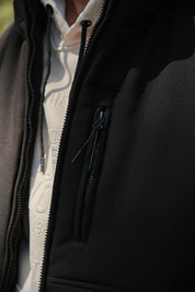 Doudoune Homme Bimatière avec Capuche – NOIR – BRUNO