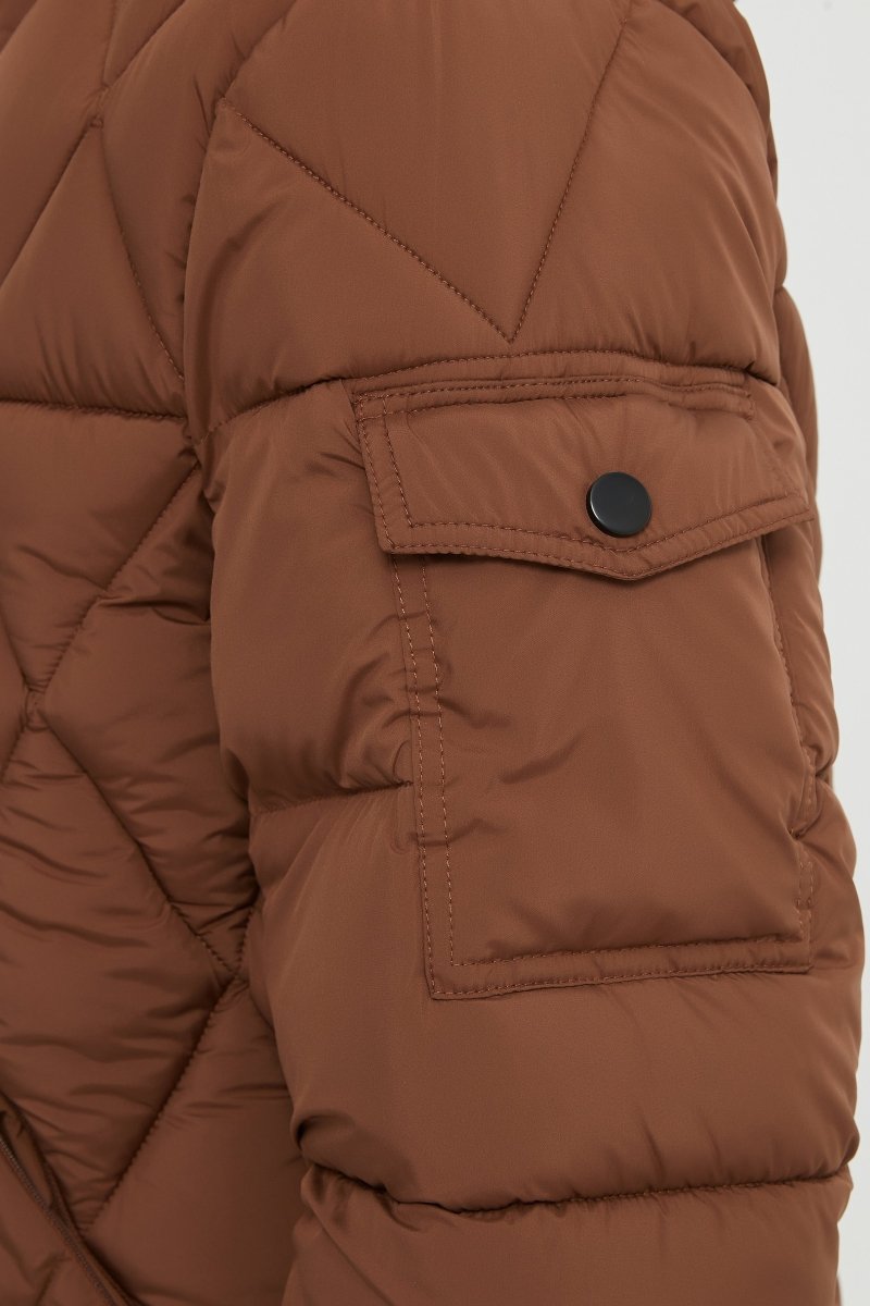 Doudoune Homme Matelassée avec Capuche Amovible ALBERT