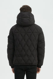 Doudoune Homme Matelassée avec Capuche Amovible ALBERT