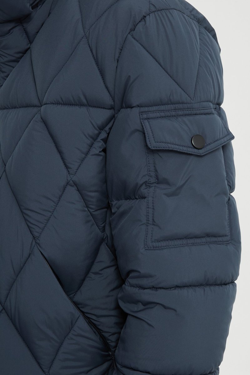 Doudoune Homme Matelassée avec Capuche Amovible ALBERT