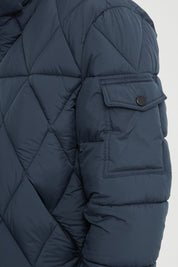 Doudoune Homme Matelassée avec Capuche Amovible ALBERT