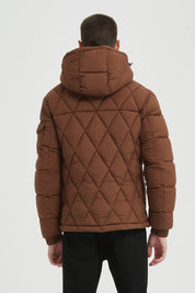 Doudoune Homme Matelassée avec Capuche Amovible ALBERT